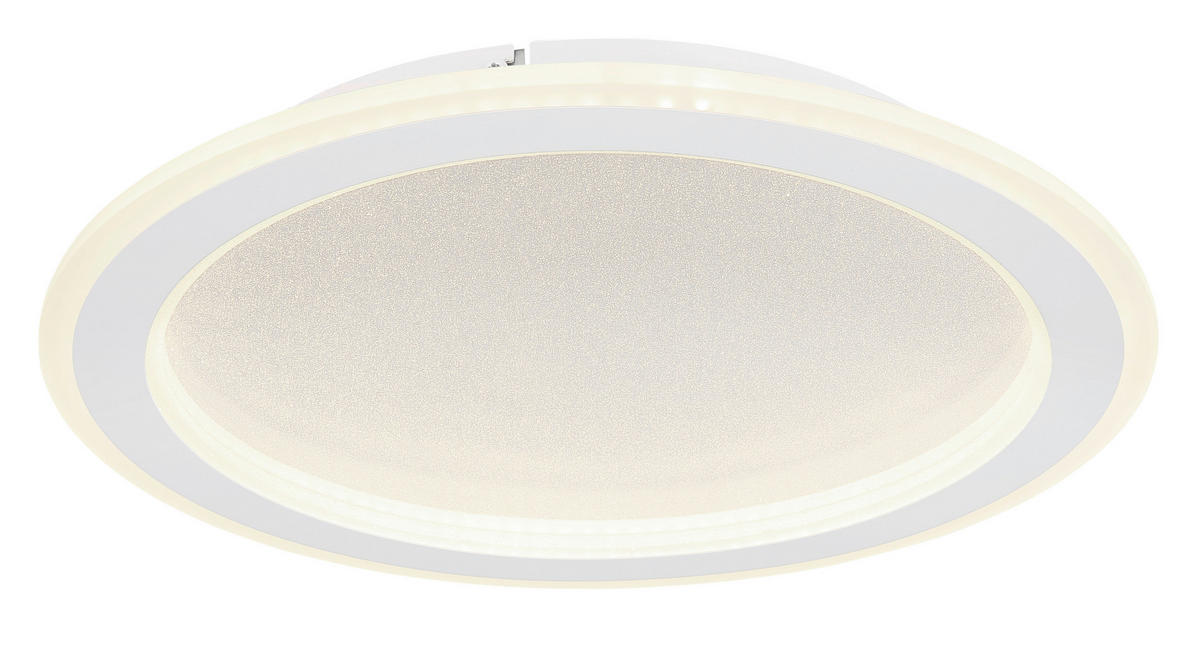 LED-DECKENLEUCHTE 24 W  40/5 cm    - Weiss/Opal, Konventionell, Kunststoff/Metall (40/5cm) - Globo