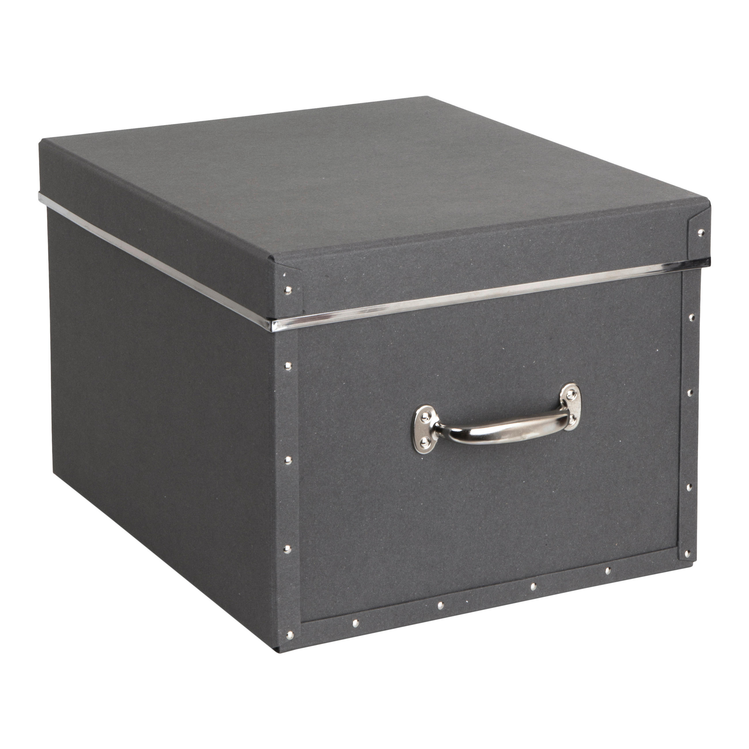 KARTONAGE    43/37/28,5 cm  - Grau, Basics, Karton/Papier (43/37/28,5cm)