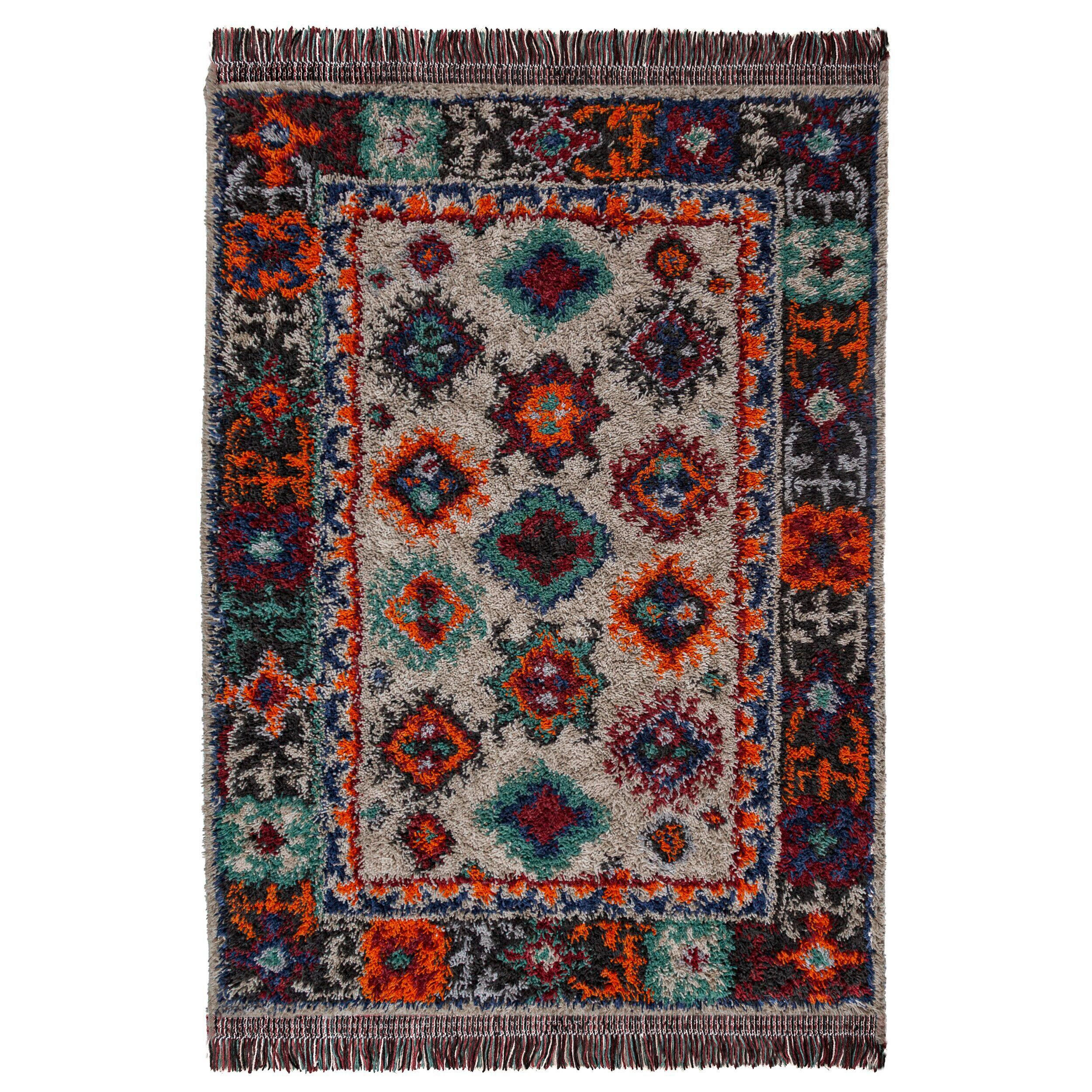 HOCHFLORTEPPICH 133/190 cm Multicolor rechteckig  - Multicolor, Basics, Kunststoff/Textil (133/190cm) - Flair Rugs
