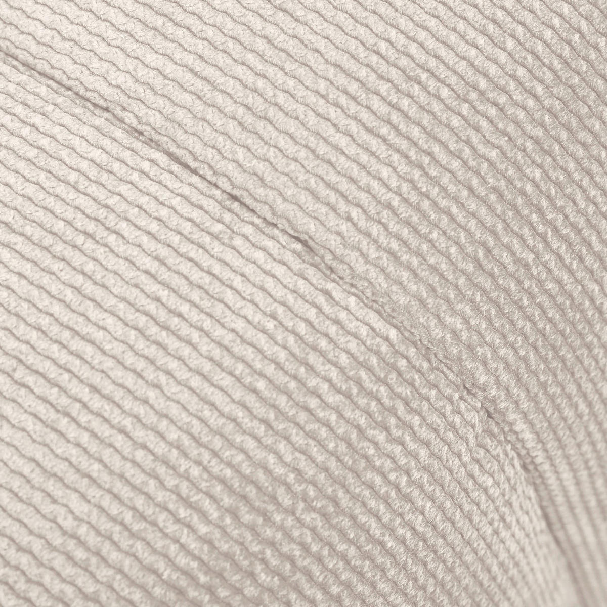 HOCKER in Textil Beige  - Beige/Schwarz, Design, Kunststoff/Textil (43/50/43cm) - Novel