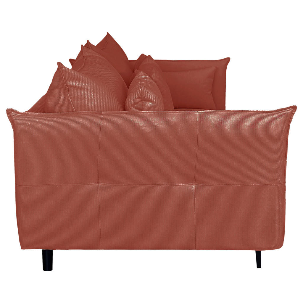Thumbnail - Mid.you 2-Sitzer-Sofa, Koralle, Textil, 3-Sitzer, Füllung: Polyurethan (PUR),Polyurethan (PUR),Polyurethan (Pur), 262x91...