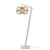 GOLVLAMPA GOOD&MOJO     - vit/naturfärgad, Trend (150/38/55cm) - Good & Mojo
