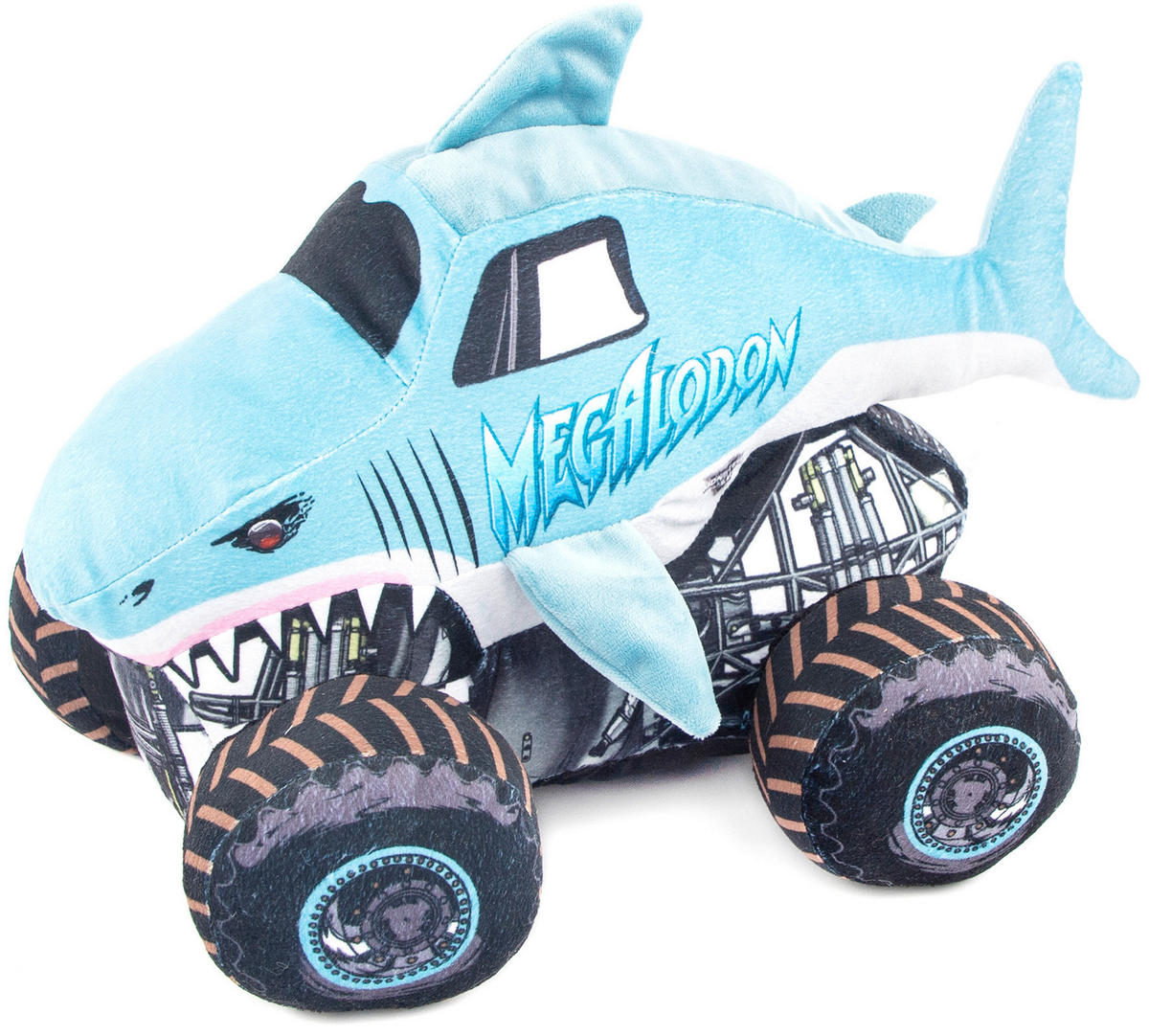 KINDERKISSEN MONSTER JAM 18/23 cm  - Blau, Basics, Textil (18/23cm)