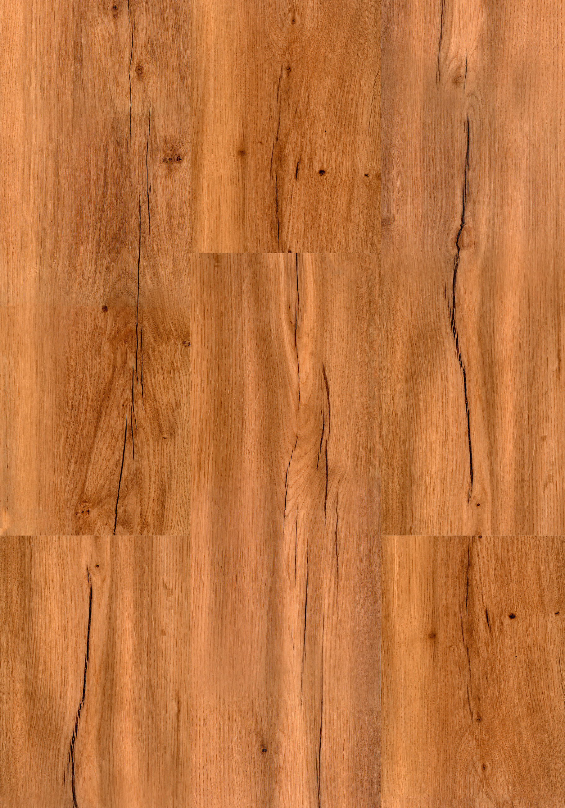 VINYLBODEN  per  m² - Eichefarben/Dunkelbraun, Design, Kunststoff (122/22,9/0,5cm) - Venda