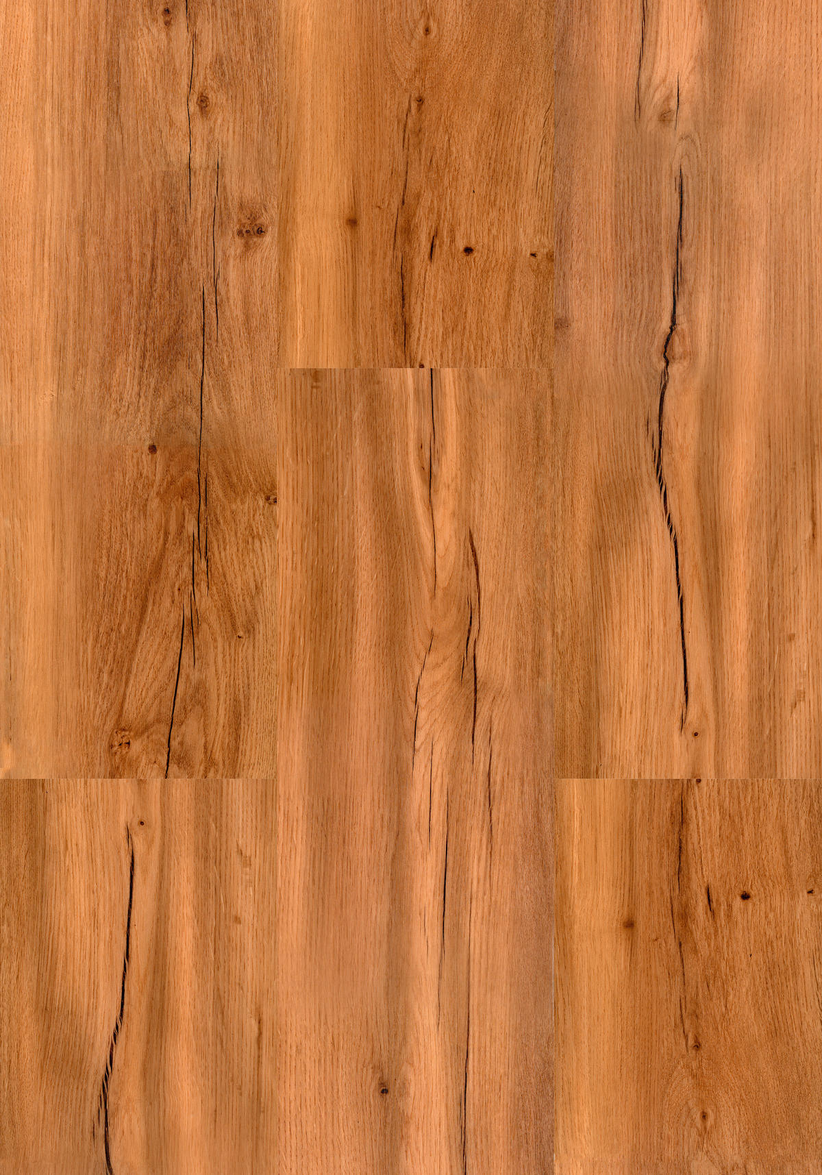 VINYLBODEN  per  m² - Eichefarben/Dunkelbraun, Design, Kunststoff (122/22,9/0,5cm) - Venda