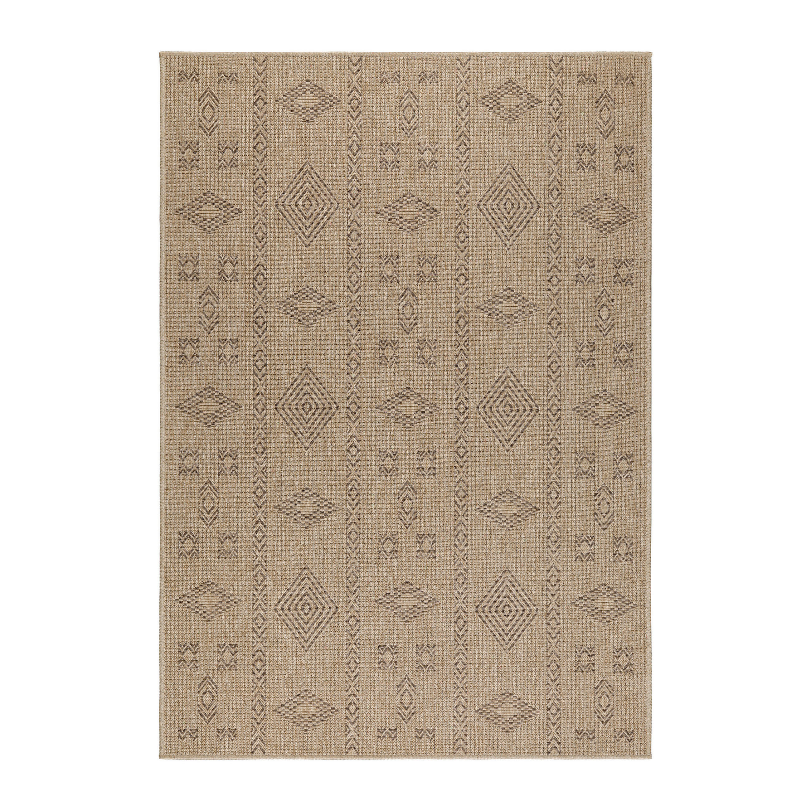 OUTDOORTEPPICH 160/230 cm Dhaka Beige  - Beige, Basics, Textil (160/230cm) - Novel