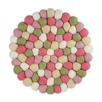 TOPFUNTERSETZER Textil Multicolor 21 cm  - Multicolor, Basics, Textil (21cm) - Cilio