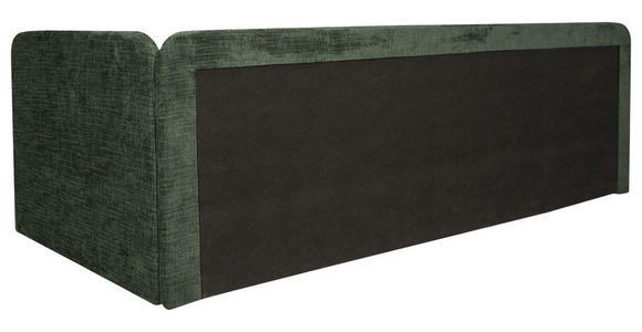 LIEGE in Velours Grün - Schwarz/Grün, KONVENTIONELL, Kunststoff/Textil (205/80/95cm) - Xora