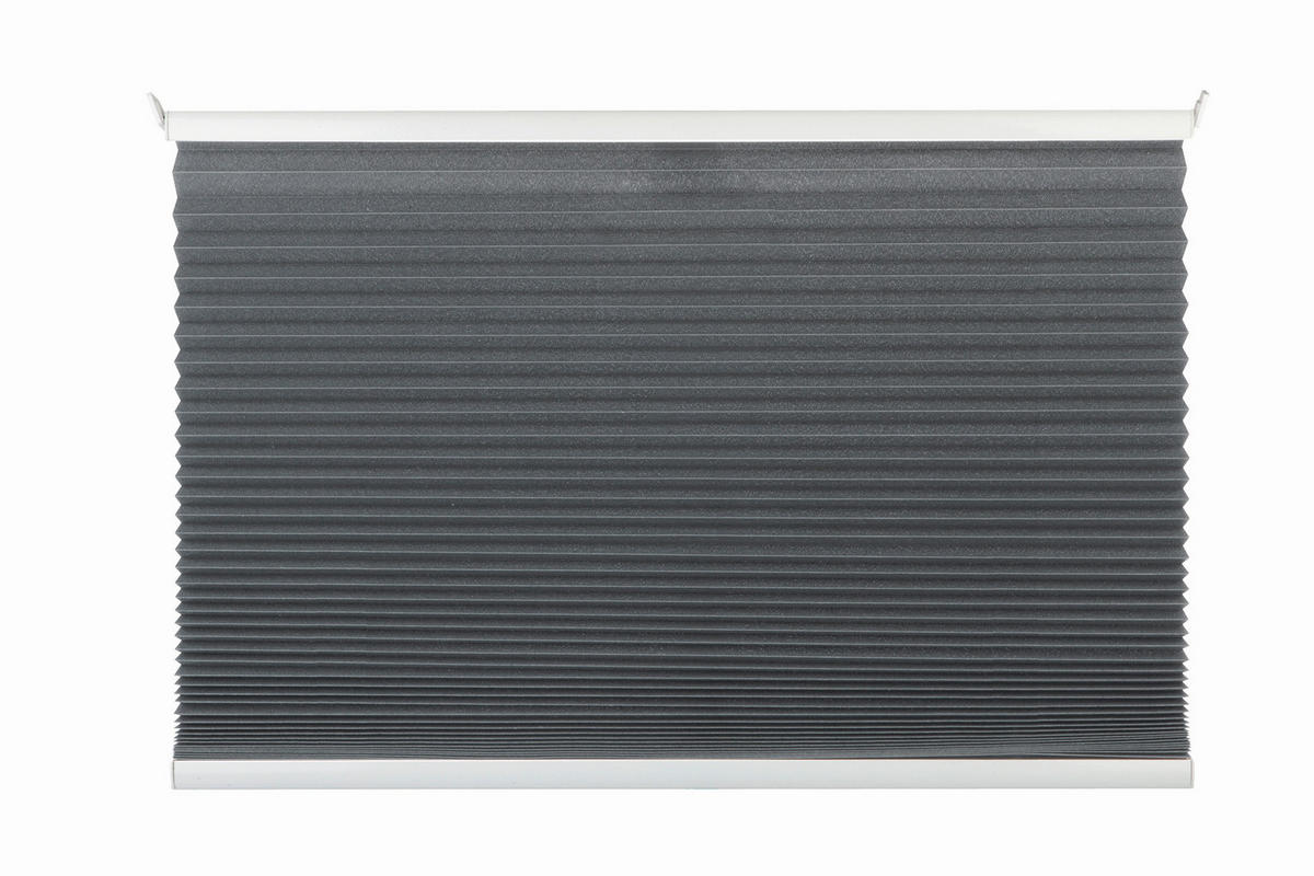 PLISSEE 75/130 cm  - Grau, Basics, Textil (75/130cm) - Homeware
