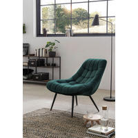 XXL-SESSEL - Schwarz/Grün, MODERN, Textil/Metall (76/85,6/85,6cm) - Livetastic