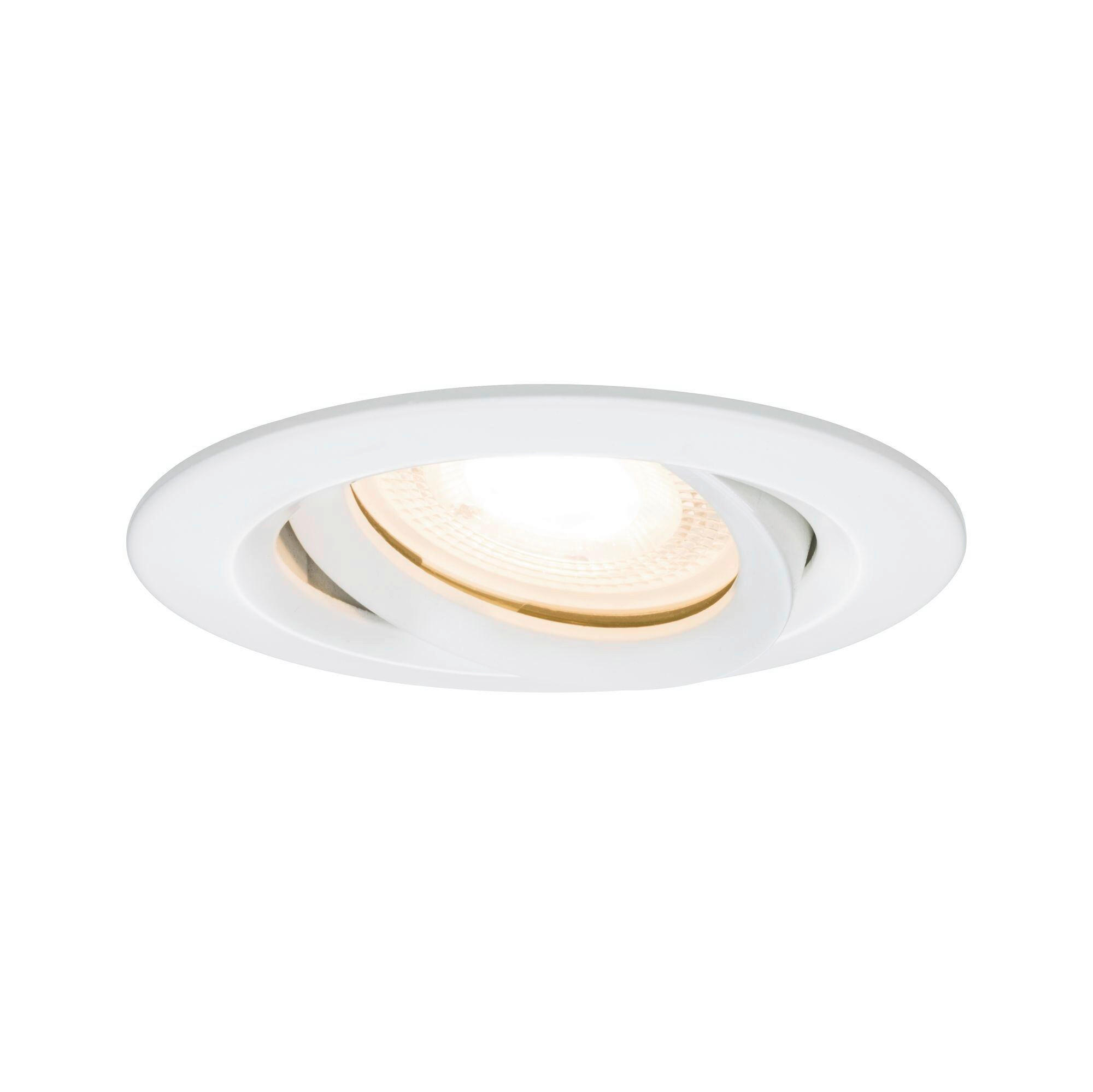 DECKENSTRAHLER 9,3 cm  - Zinkfarben/Alufarben, Design, Metall (9,3cm) - Paulmann