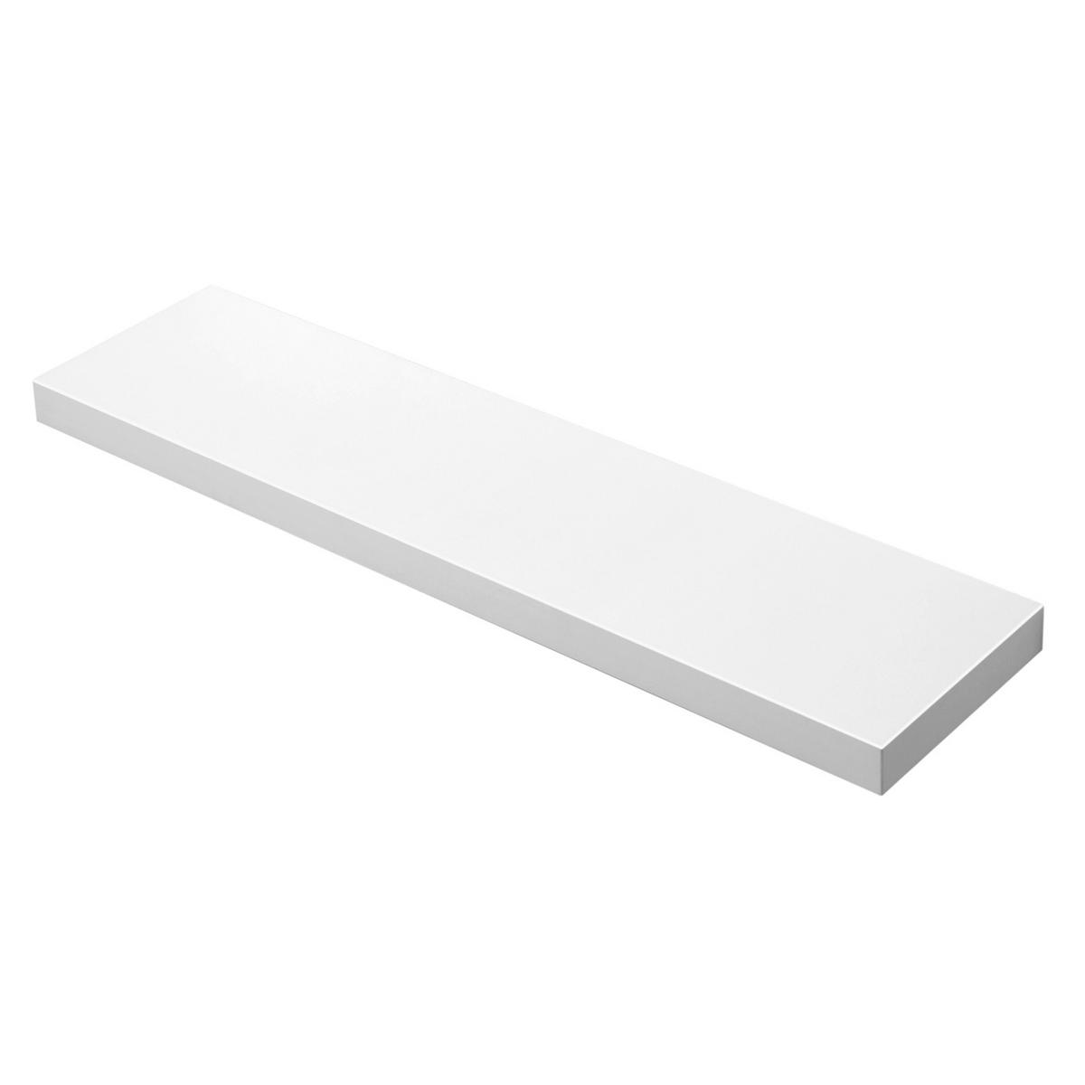 WANDBOARD Vasagle Holzwerkstoff Weiß  - Weiß, Trend, Holzwerkstoff (80/3.8/20cm) - Boxxx