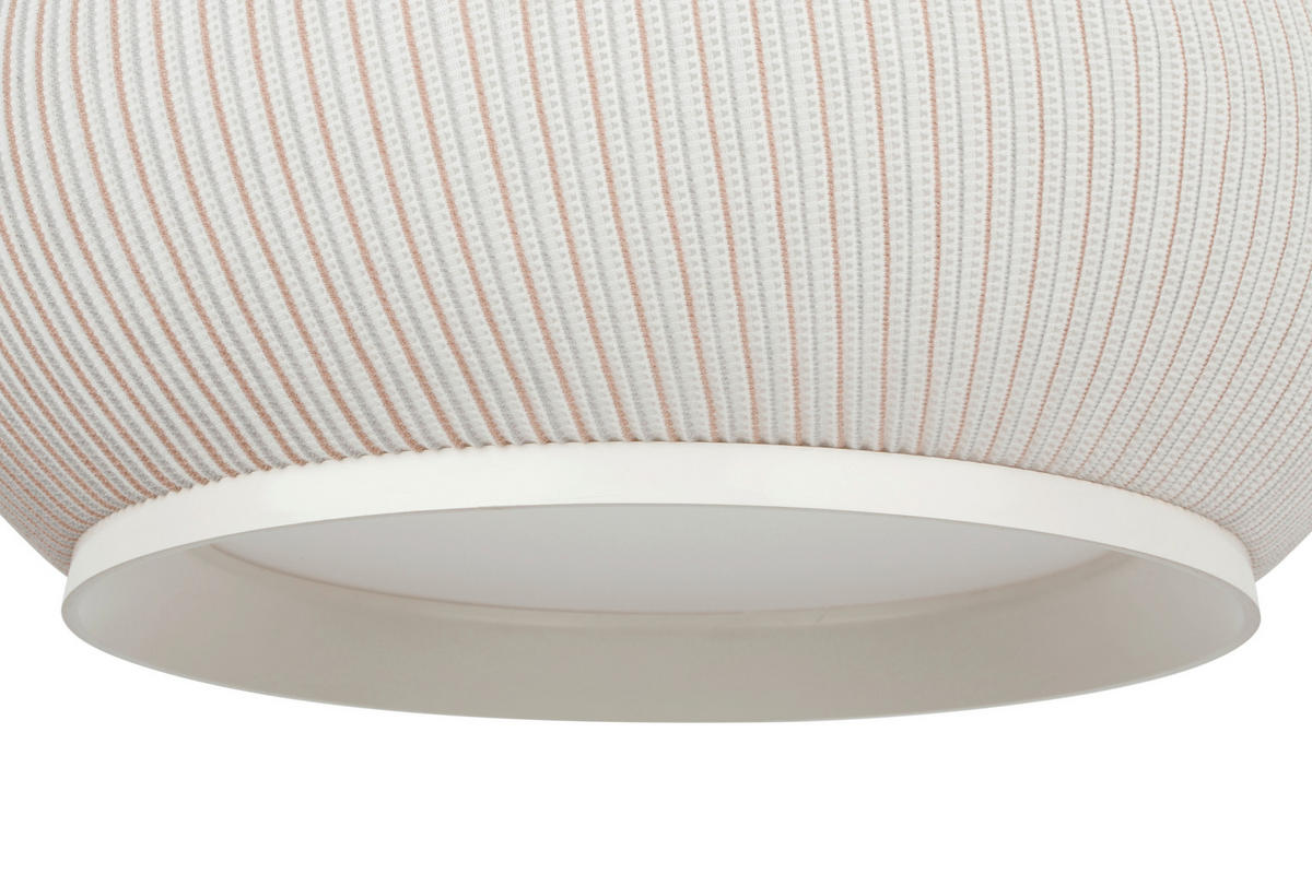 HÄNGELEUCHTE 45/150 cm    - Weiss, Trend, Kunststoff/Textil (45/150cm) - Collett's Monde
