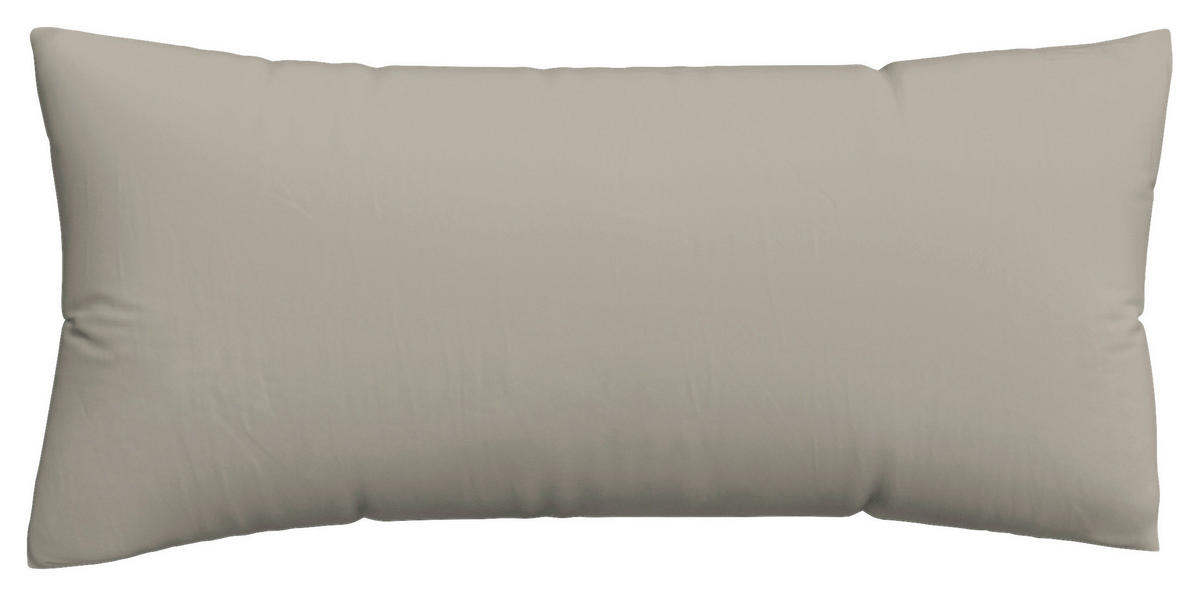 KOPFKISSENBEZUG EASY JERSEY 40/80 cm  - Taupe, Basics, Textil (40/80cm) - Schlafgut