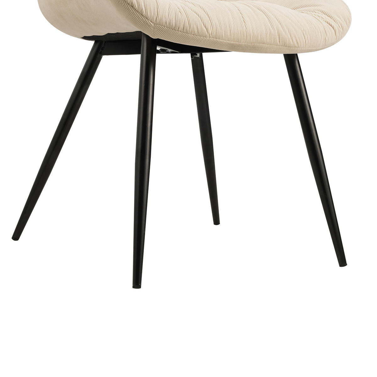 STOLIČKA, 54/85/63 cm - čierna/prírodná farba, Design, kov/textil (54/85/63cm) - Carryhome