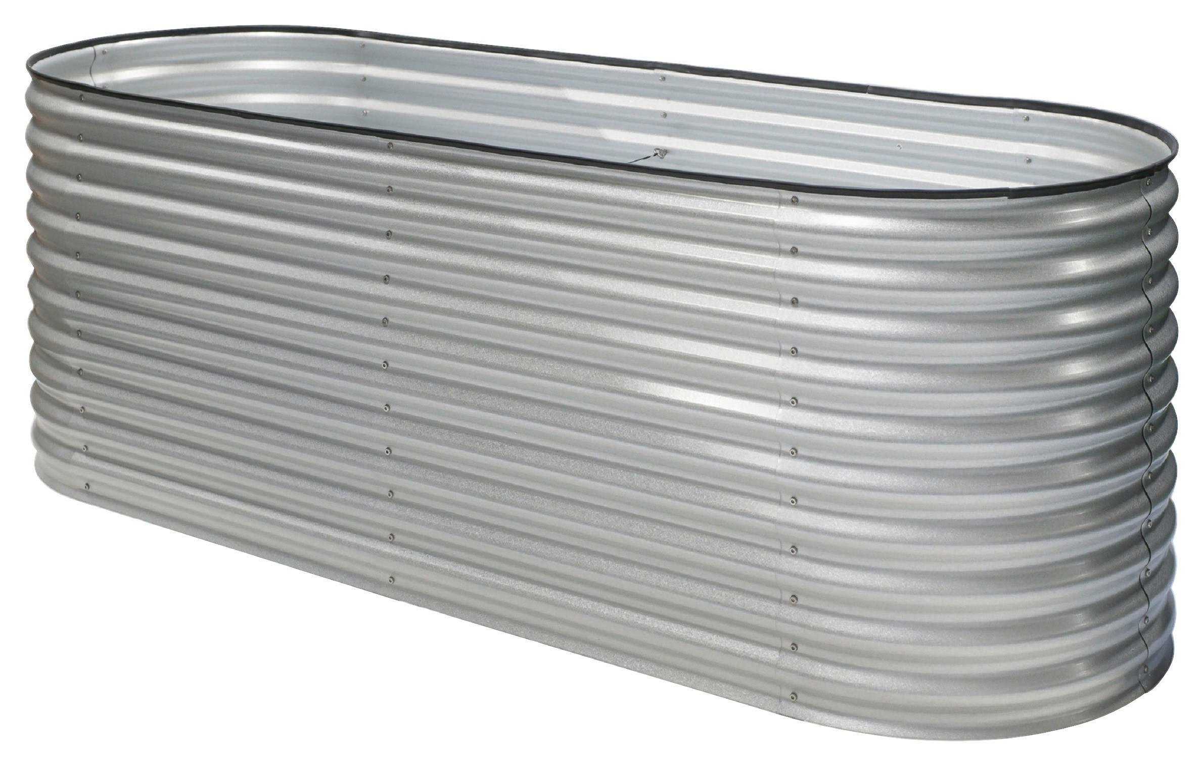 HOCHBEET - Silberfarben, Basics, Metall (240/82/80cm) - Ambia Garden