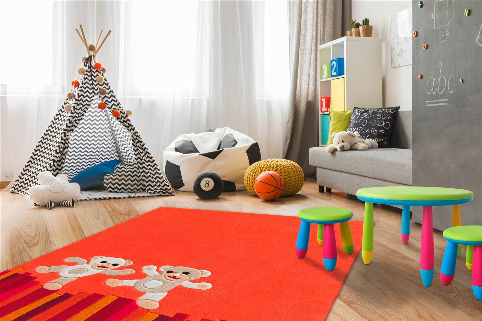 KINDERTEPPICH 110/160 cm  - Multicolor, Design, Textil (110/160cm) - Novel