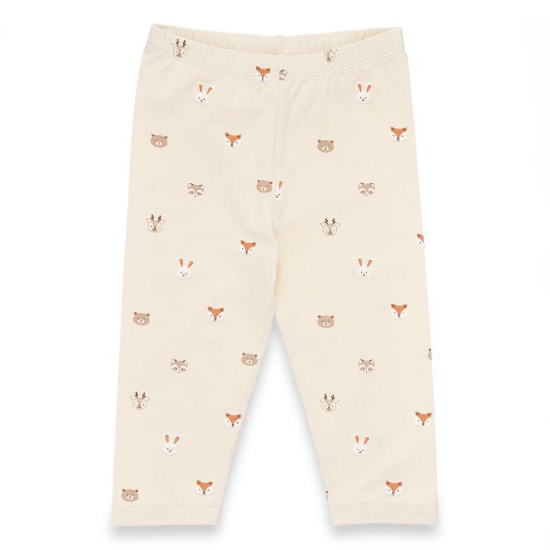 LEGGINGS Forest Animals  - Creme, Natur, Textil (86null) - Avelia