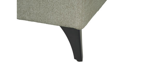 WOHNLANDSCHAFT Naturfarben Chenille  - Schwarz/Naturfarben, KONVENTIONELL, Textil/Metall (188/340/160cm) - Xora