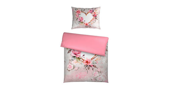 WENDEBETTWÄSCHE TANJA Satin 140/200 cm  - Multicolor, Trend, Textil (140/200cm) - Esposa