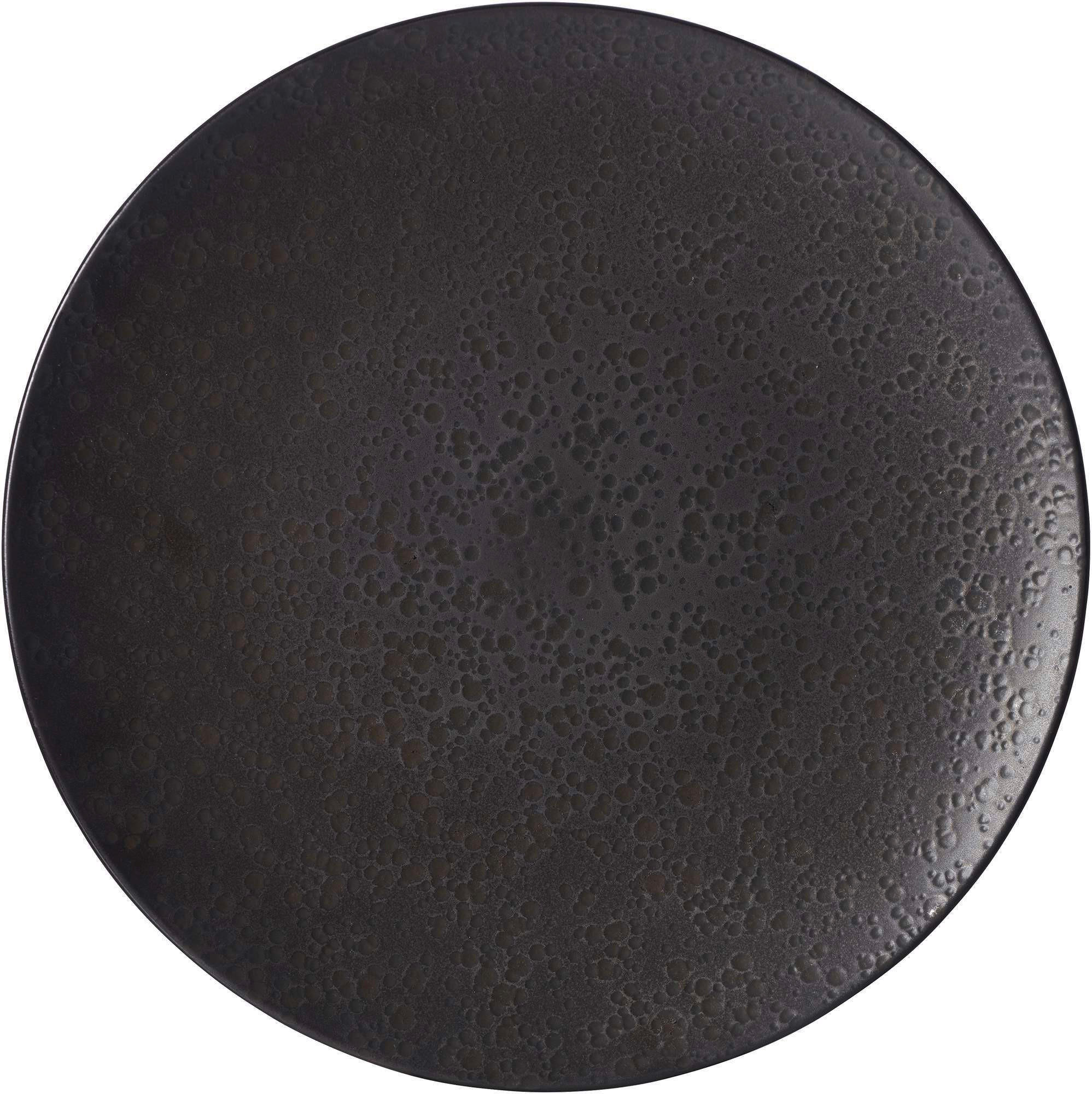 SPEISETELLER Schwarz Kitwe  - Schwarz, Basics, Keramik (28/28/2cm) - Ritzenhoff Breker
