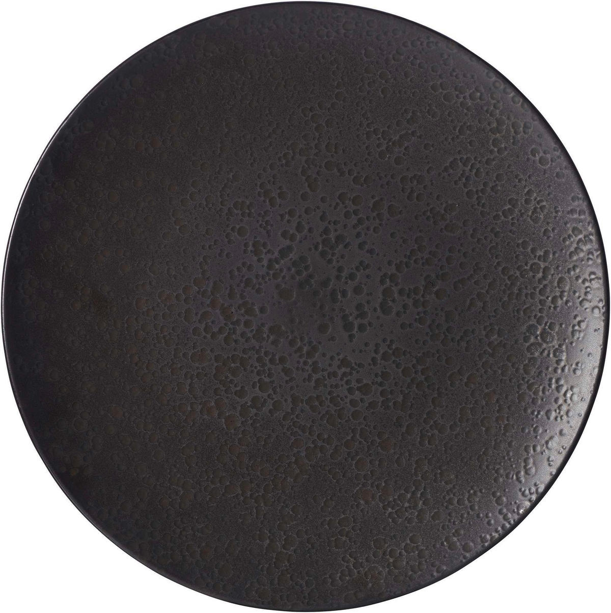 SPEISETELLER Schwarz Kitwe  - Schwarz, Basics, Keramik (28/28/2cm) - Ritzenhoff Breker