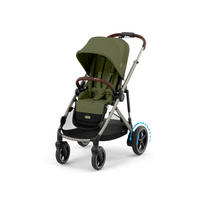 KINDERWAGEN  e-Gazelle S  Moss Green  - Taupe/Waldgrün, Basics (94,5-107,5/66/100cm) - cybex GOLD
