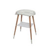BADEWANNENSTÄNDER Sense  - Buchefarben/Weiß, Basics, Holz/Kunststoff (49,8/60/83,4cm) - Bebe Jou