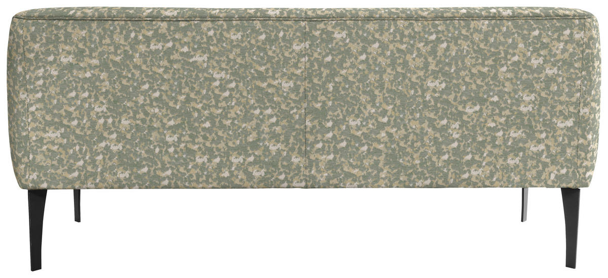 SITZBANK 197/85/72 cm Chenille Beige, Jadegrün Metall  - Jadegrün/Beige, KONVENTIONELL, Textil/Metall (197/85/72cm) - Moderano