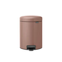 TRETEIMER 5 l  Metall  - Taupe/Anthrazit, Basics, Kunststoff/Metall (20,5/29,1/27,2cm) - Brabantia