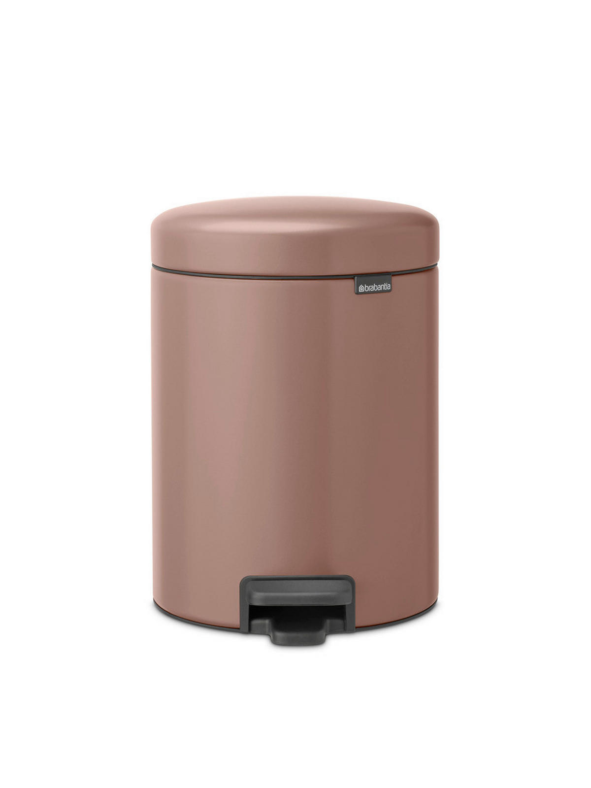TRETEIMER 5 l  Metall  - Taupe/Anthrazit, Basics, Kunststoff/Metall (20,5/29,1/27,2cm) - Brabantia