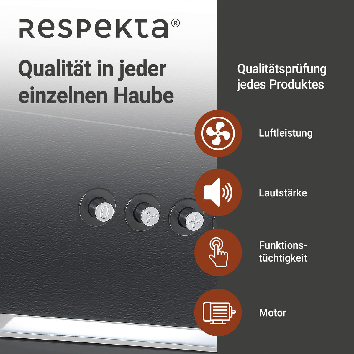 DUNSTABZUGSHAUBE CH35060MS-19  - Schwarz, Trend, Glas/Metall (60/59,5-87,5/26,3cm) - Respekta