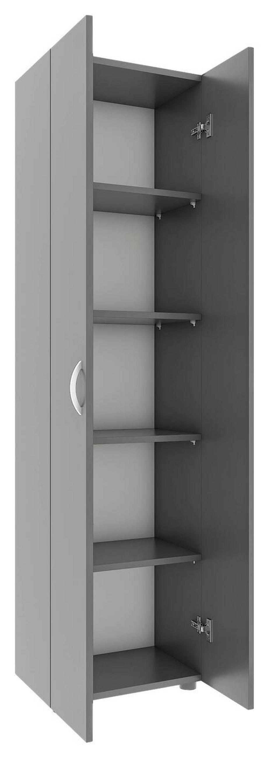 AKTENSCHRANK 49/178/34 cm  - Anthrazit, Modern, Holzwerkstoff (49/178/34cm) - MID.YOU