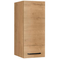 KÜCHENOBERSCHRANK 30/72/35 cm  in Eichefarben  - Eichefarben/Schwarz, MODERN, Holzwerkstoff/Metall (30/72/35cm) - Nobilia
