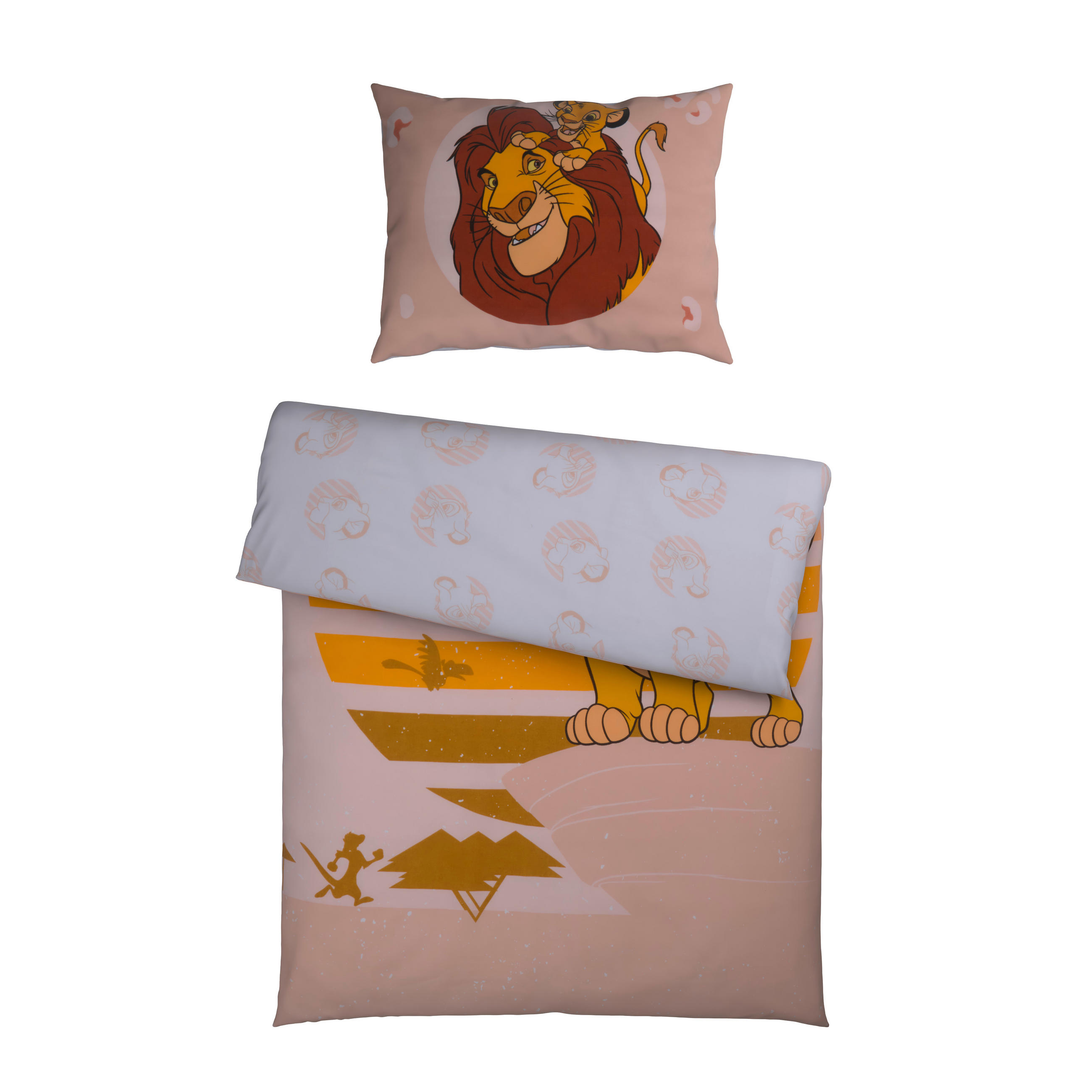 BABYBETTWÄSCHE König der Löwen Fotogewebe 100/135 cm  - Multicolor, Trend, Textil (100/135cm) - Disney