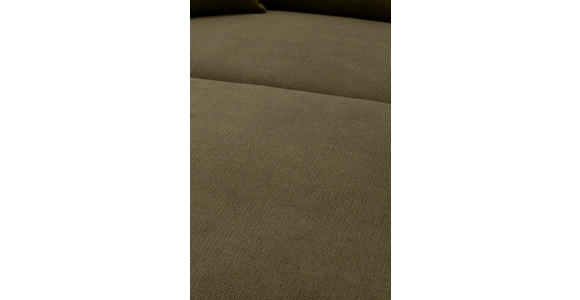 ECKSOFA  in Webstoff Grün  196/304 cm  - Schwarz/Grün, KONVENTIONELL, Textil/Metall (196/304cm) - Hom`in