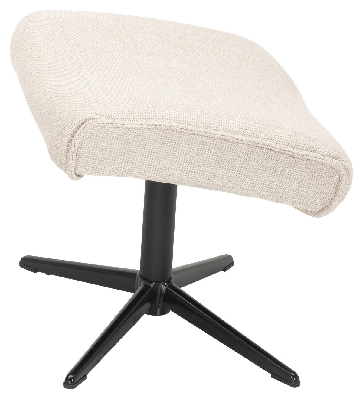 PALL i trä, metall, textil svart, beige  - beige/svart, Klassisk, metall/trä (46/42/42cm) - Welnova