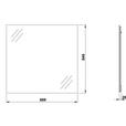 GARDEROBE 6-teilig in 265/197/19 cm - Kaschmir/Eichefarben, Design, Glas/Holzwerkstoff (265/197/19cm) - Voleo