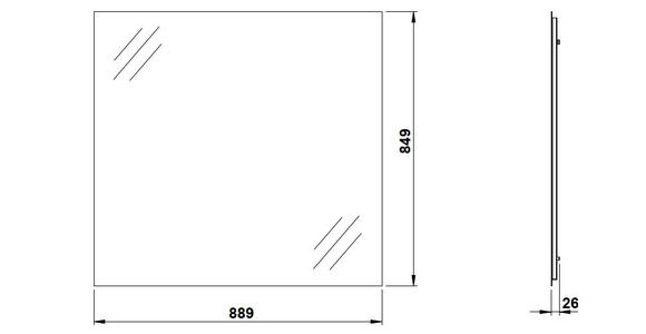 GARDEROBE 5-teilig in 200/197/40 cm - Kaschmir/Eichefarben, Design, Glas/Holzwerkstoff (200/197/40cm) - Voleo