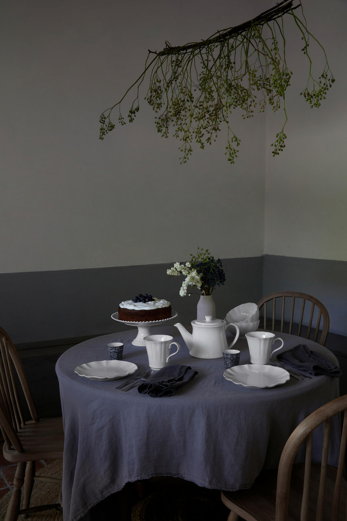 KOMBISERVICE Weiß ROSA 30-teilig 6 Personen  - Weiß, Basics, Keramik - Costa Nova