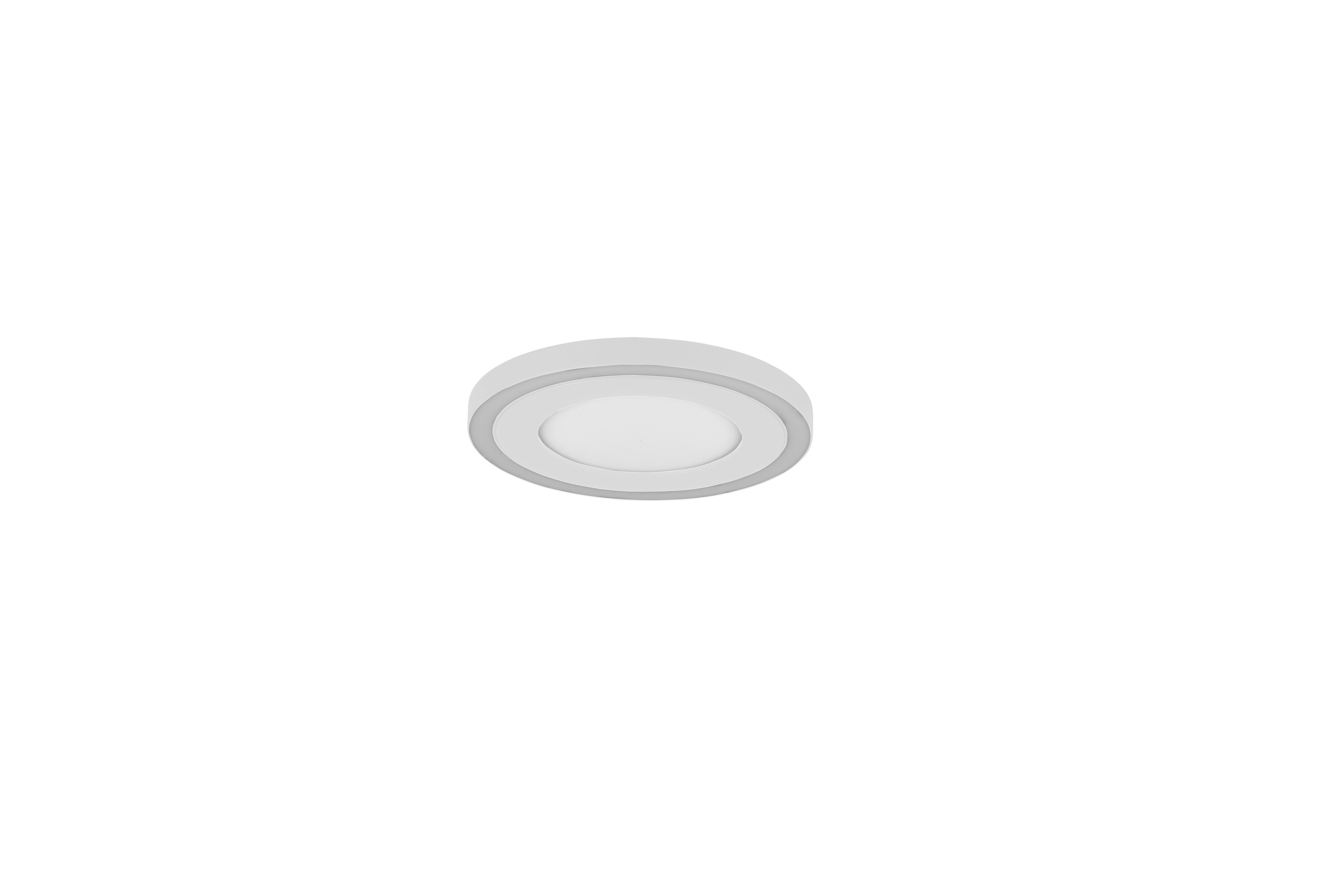 LED-DECKENLEUCHTE Carus 20/4 cm   - Weiß, Basics, Kunststoff (20/4cm)