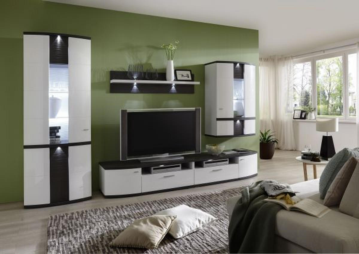 REGAL ZA DNEVNI BORAVAK   - boje aluminija, Design, staklo/drvni materijal (327,6/208,6/50cm) - Xora