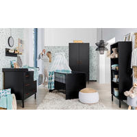 BABYZIMMER Meldody black  - Schwarz, Basics, Holz/Holzwerkstoff - Schardt