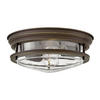 DECKENLEUCHTE Elstead Hadrian 30.5/11.7 cm   - Bronzefarben, KONVENTIONELL, Glas/Metall (30.5/11.7cm) - Elstead Lighting
