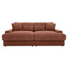 BIGSOFA Cord Bronzefarben  - Schwarz/Bronzefarben, MODERN, Kunststoff/Textil (230/85/190cm) - Carryhome