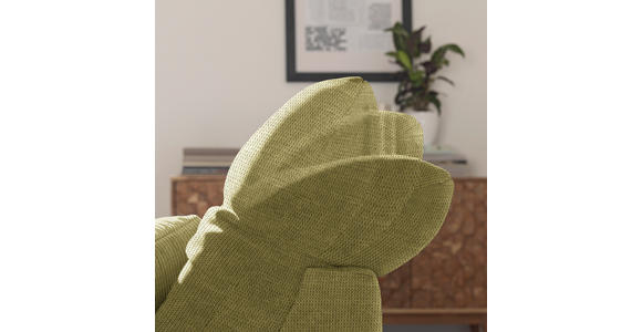 ECKSOFA  in Mikrofaser Grün  180/265 cm  - Chromfarben/Grün, Design, Textil/Metall (180/265cm) - Carryhome