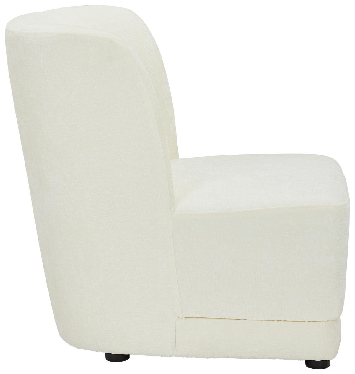 SESSEL in Flachgewebe Creme  - Creme, Design, Holz/Textil (64/71/73cm) - MID.YOU
