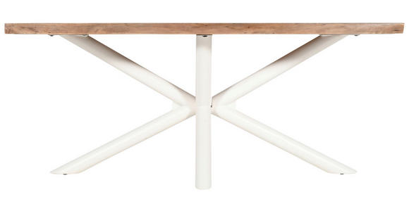 TISCHGESTELL in Metall 160/75/72 cm - Creme, Design, Metall (160/75/72cm) - Landscape