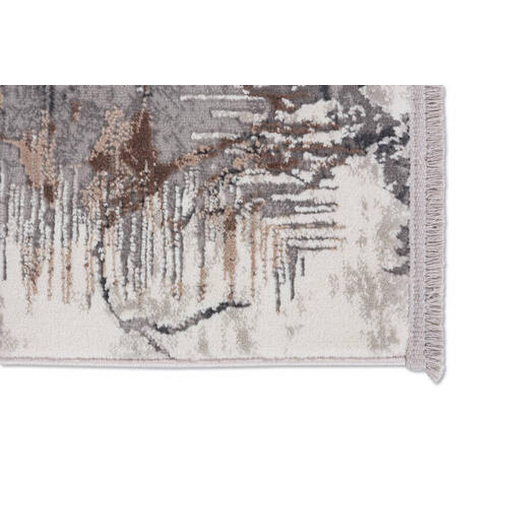 Thumbnail - Novel Webteppich, Creme, Beige, Textil, Struktur, rechteckig, 133x190 cm, pflegeleicht, Teppiche & Böden, Teppiche, Webt...