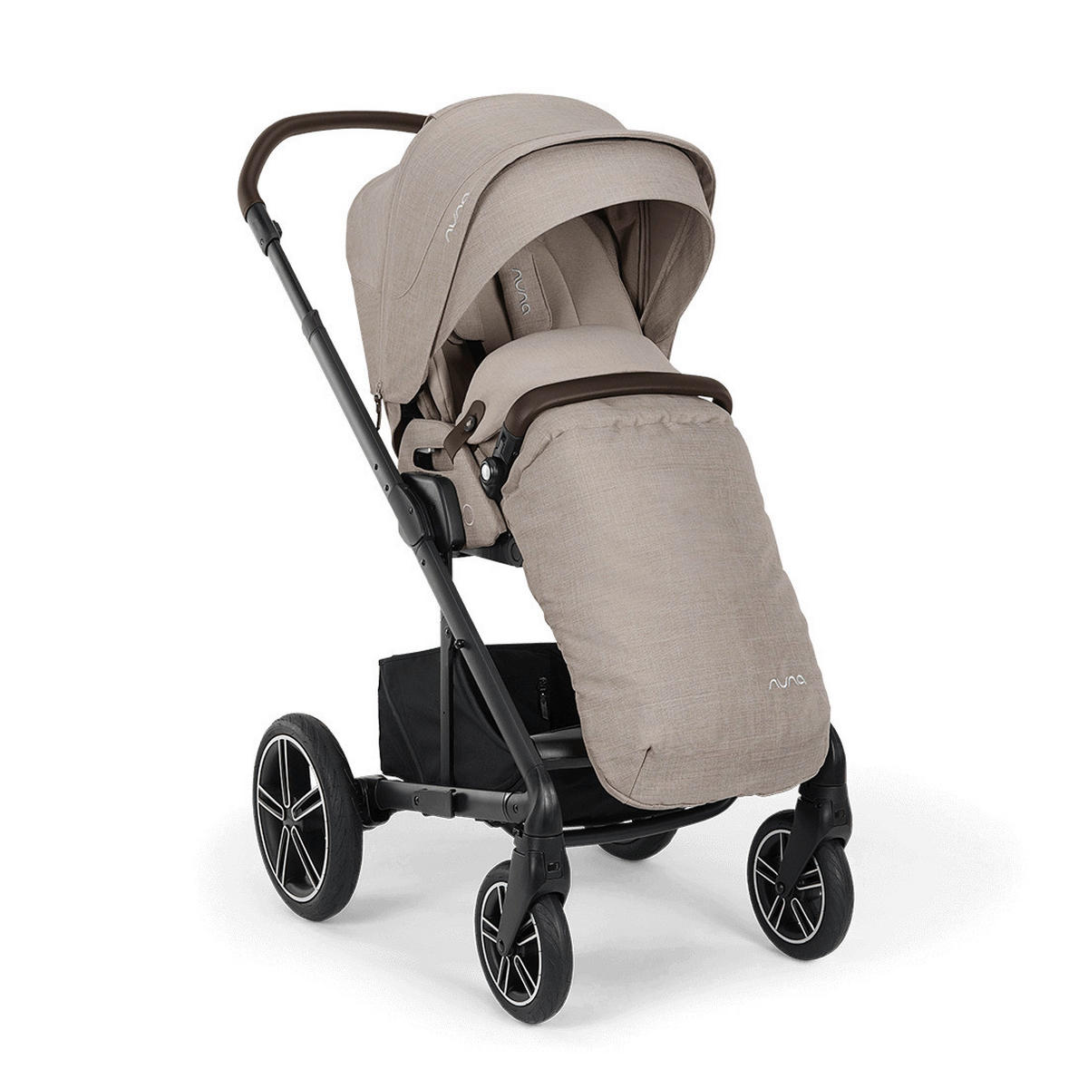 KOMBIKINDERWAGEN  Mixx Next  Chateau  - Schwarz, Basics, Metall (60/110/82cm) - Nuna